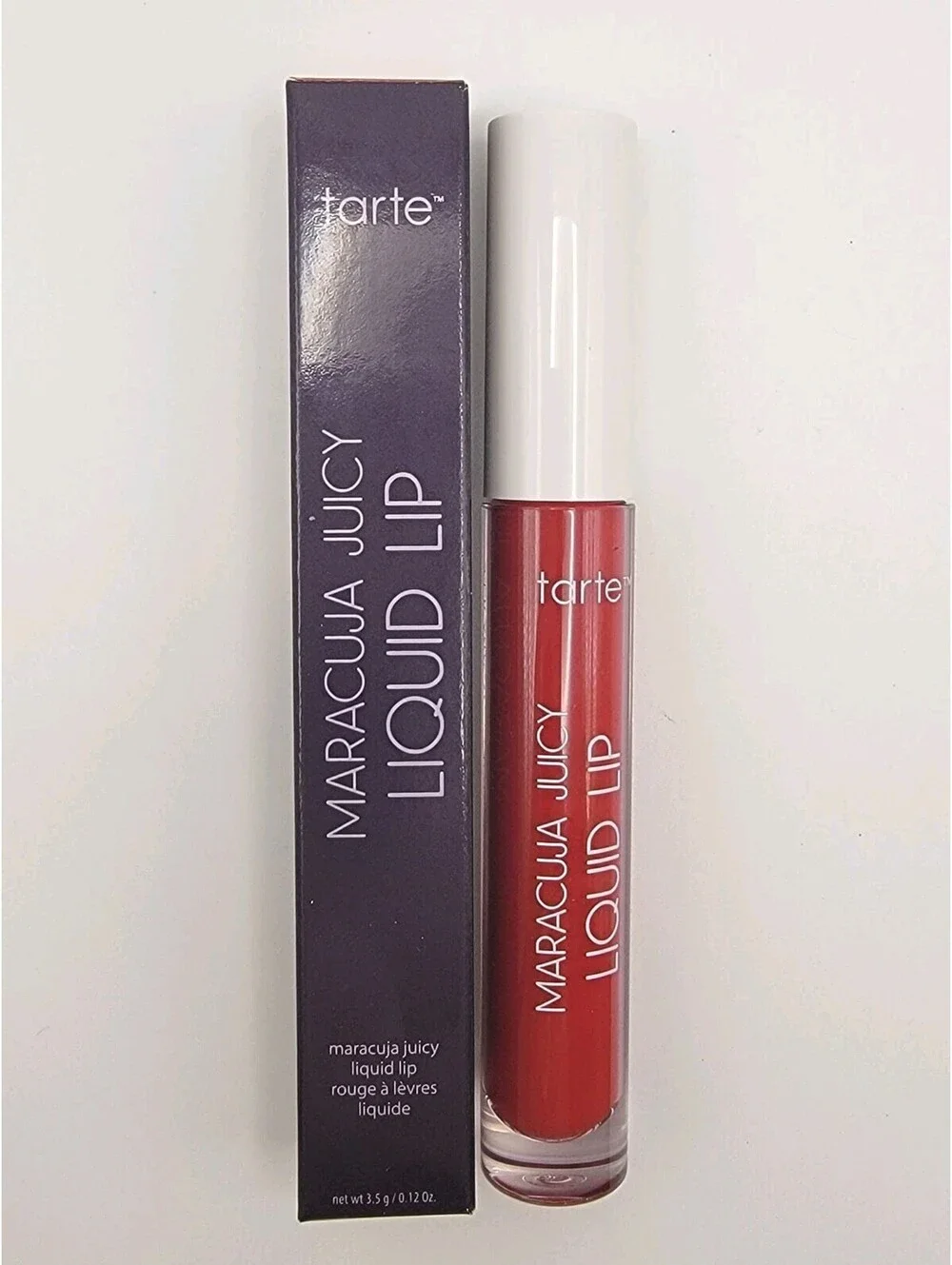 Tarte Maracuja Juicy Liquid Lip Cherry   0.12 oz New In Box LONGWEAR MATTE